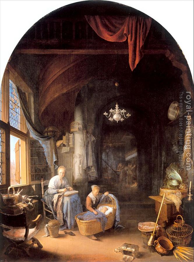 Gerrit Dou : The Young Mother